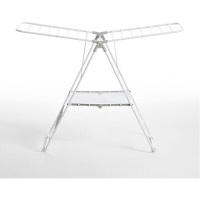Rayen Wäscheständer mit Schuhhaltern - 145 x 61 cm Weiss, Wäscheständer, Weiss Rayen Wäscheständer mit Schuhhaltern - 145 x 61 cm Weiss, Wäscheständer, Weiss