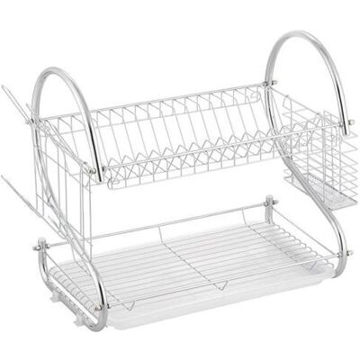 Okko Dish dryer, 53.5 cm x 24.5 cm x 37 cm, Wäscheständer, Silber Okko Dish dryer, 53.5 cm x 24.5 cm x 37 cm, Wäscheständer, Silber