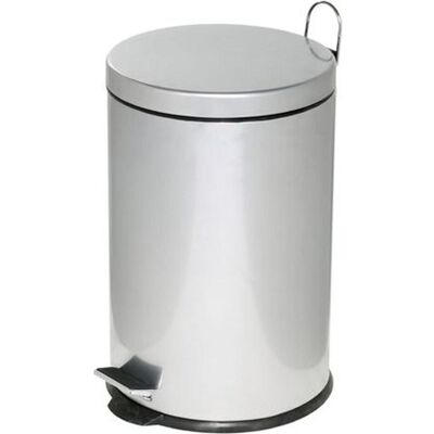 Alco Tretabfalleimer mit Kunststoffeinsatz 20 Liter silber, Abfalleimer, Silber Alco Tretabfalleimer mit Kunststoffeinsatz 20 Liter silber, Abfalleimer, Silber
