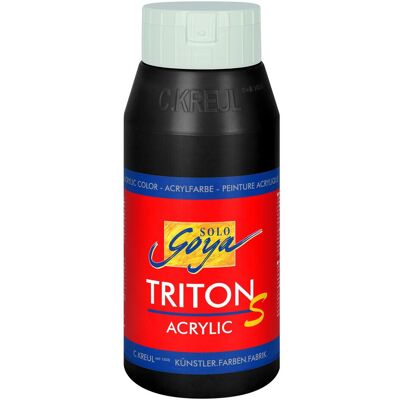 Magni, Künstlerfarbe + Bastelfarbe, KREUL 17312 - Solo Goya Triton S Acrylfarbe schwarz, 750 ml Flasche, schnell trocknend mit Glanzeffe (750 ml) Magni, Künstlerfarbe + Bastelfarbe, KREUL 17312 - Solo Goya Triton S Acrylfarbe schwarz, 750 ml Flasche, schnell trocknend mit Glanzeffe (750 ml)