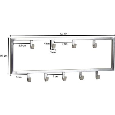 Wohnling, Kleiderhaken + Wandgarderobe, Metall Wohnling, Kleiderhaken + Wandgarderobe, Metall