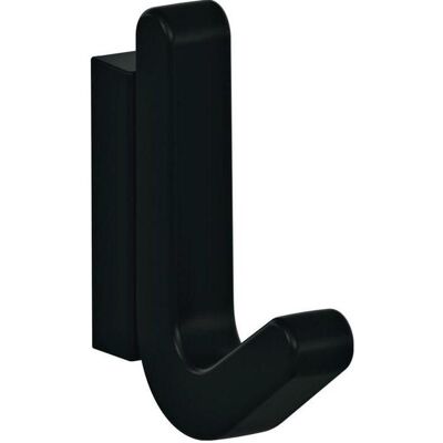 Hewi, Kleiderhaken + Wandgarderobe, Einzelhaken Serie 477 matt, elastisch Kunststoff (TPU) 90 tiefschwarz Höhe 68 mm Hewi, Kleiderhaken + Wandgarderobe, Einzelhaken Serie 477 matt, elastisch Kunststoff (TPU) 90 tiefschwarz Höhe 68 mm