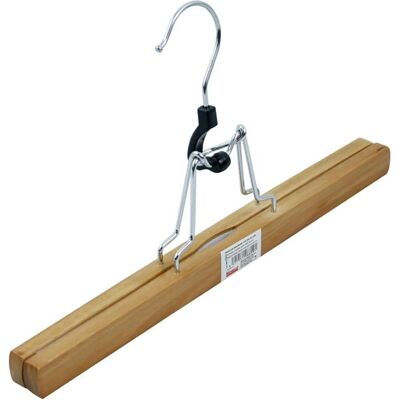 Hidalgo, Kleiderbügel, Wooden hanger with metal clip 30 cm (72x) Hidalgo, Kleiderbügel, Wooden hanger with metal clip 30 cm (72x)