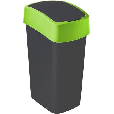 Curver Flip Bin 45L Schwarz, Abfalleimer, Schwarz Curver Flip Bin 45L Schwarz, Abfalleimer, Schwarz
