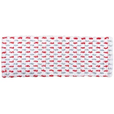 Thema_lux Floor mop cloth Thema Lux, 400 mm, white/red, Reinigungsutensil, Rot, Weiss Thema_lux Floor mop cloth Thema Lux, 400 mm, white/red, Reinigungsutensil, Rot, Weiss