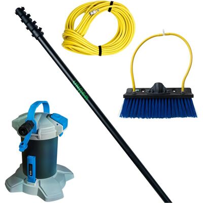 Unger 6m HighFlow Teleskopstange, Fensterreinigung, Glasreinigung, Reinigungsutensil, Blau, Schwarz, Grau Unger 6m HighFlow Teleskopstange, Fensterreinigung, Glasreinigung, Reinigungsutensil, Blau, Schwarz, Grau