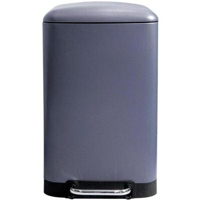 Perel 30L Rechteckiger Metall Abfalleimer - Trash Can Perel 30L Rechteckiger Metall Abfalleimer - Trash Can