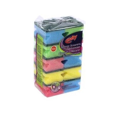 Multy Scheuerschwämme 10 Stück Easy Grip, Reinigungsutensil Multy Scheuerschwämme 10 Stück Easy Grip, Reinigungsutensil