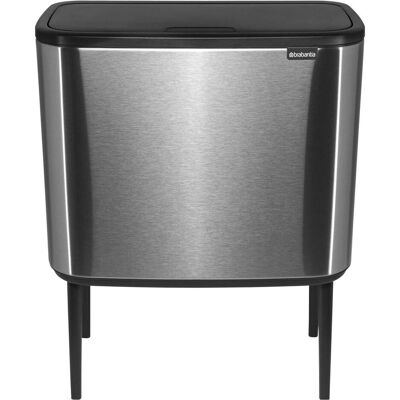 Brabantia Abfallbehälter Bo Touch Bin 36 Liter, Abfalleimer, Silber Brabantia Abfallbehälter Bo Touch Bin 36 Liter, Abfalleimer, Silber