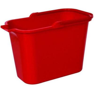 MSV Seau Rectangulaire Valnet 14 L Rouge, Abfalleimer, Rot MSV Seau Rectangulaire Valnet 14 L Rouge, Abfalleimer, Rot