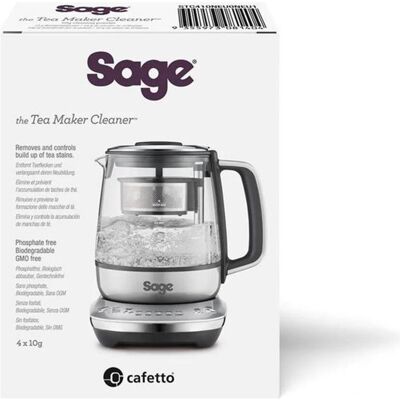 Sage Reinigungsmittel Tea Maker 4 x 10 g, Reinigungsmittel, Weiss Sage Reinigungsmittel Tea Maker 4 x 10 g, Reinigungsmittel, Weiss