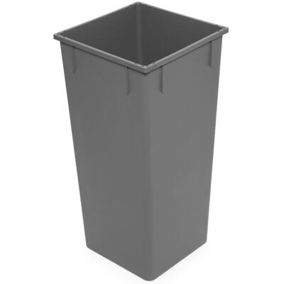 Müllex Behälter S-LINE 60-Liter, Abfalleimer, Grau Müllex Behälter S-LINE 60-Liter, Abfalleimer, Grau