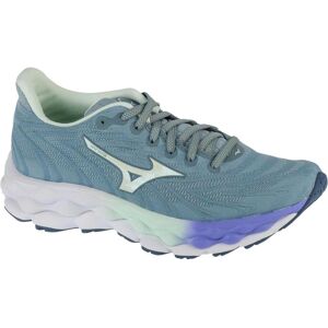 Mizuno, Damen, Laufschuhe, Wave Sky 8 (38.5), Grün, Violett, Grau, Silber Mizuno, Damen, Laufschuhe, Wave Sky 8 (38.5), Grün, Violett, Grau, Silber