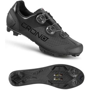Crono, Herren, Veloschuhe, MTB shoes CX-2-22 black 44 composite (44), Schwarz Crono, Herren, Veloschuhe, MTB shoes CX-2-22 black 44 composite (44), Schwarz
