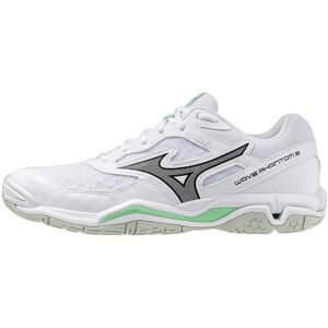 Mizuno, Unisex, Hallenschuhe, Wave Phantom 3 (45), Weiss, Grün, Schwarz Mizuno, Unisex, Hallenschuhe, Wave Phantom 3 (45), Weiss, Grün, Schwarz
