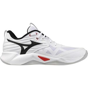 Mizuno, Herren, Hallenschuhe, Wave Momentum Pro (42.5), Weiss, Rot Mizuno, Herren, Hallenschuhe, Wave Momentum Pro (42.5), Weiss, Rot