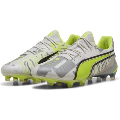 Puma Herren, Fussballschuhe, King Ultimate Forever Fg/Ag (41), Grau, Grün, Silber Puma Herren, Fussballschuhe, King Ultimate Forever Fg/Ag (41), Grau, Grün, Silber