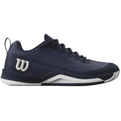 Wilson, Herren, Tennisschuhe, Rush Pro 4.5 Clay Navy/White Man (45 1/3), Weiss, Blau Wilson, Herren, Tennisschuhe, Rush Pro 4.5 Clay Navy/White Man (45 1/3), Weiss, Blau
