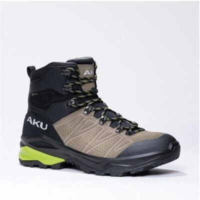 AKU, Herren, Wanderschuhe, men's trekking sports shoes Adapta Gore-tex leather black green (42), Grün, Schwarz AKU, Herren, Wanderschuhe, men's trekking sports shoes Adapta Gore-tex leather black green (42), Grün, Schwarz