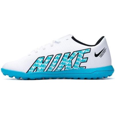 Nike, Jungen, Sneakers, JR VAPOR 15 CLUB TF,WHITE/BALT WHITE/BALTIC BLUE-PINK BLAST 4.5Y, Weiss, Blau, Pink, (36.5) Nike, Jungen, Sneakers, JR VAPOR 15 CLUB TF,WHITE/BALT WHITE/BALTIC BLUE-PINK BLAST 4.5Y, Weiss, Blau, Pink, (36.5)