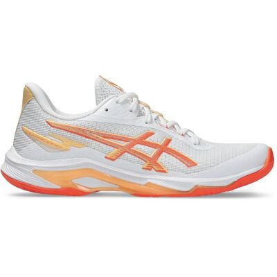 ASICS Performance, Damen, Hallenschuhe, Netburner Ballistic Ff 4 Damen (38), Orange, Weiss ASICS Performance, Damen, Hallenschuhe, Netburner Ballistic Ff 4 Damen (38), Orange, Weiss