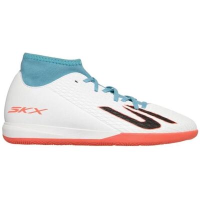 Skechers, Jungen, Hallenschuhe, SKX 2 Kids' Soccer Shoes White 252170L (33), Weiss Skechers, Jungen, Hallenschuhe, SKX 2 Kids' Soccer Shoes White 252170L (33), Weiss
