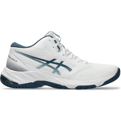 ASICS, Herren, Hallenschuhe, Netburner Ballistic Ff Mt 3 (43.5), Weiss, Blau ASICS, Herren, Hallenschuhe, Netburner Ballistic Ff Mt 3 (43.5), Weiss, Blau