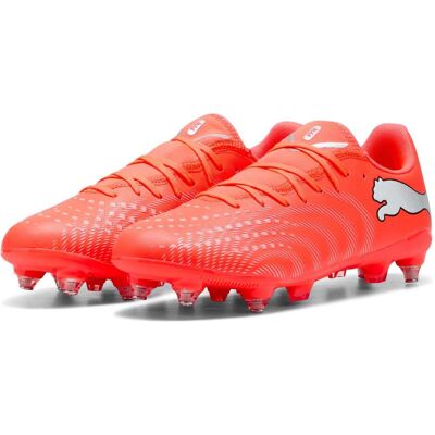 Puma Unisex, Fussballschuhe, Future 9 Play Mxsg (41), Rot, Weiss, Schwarz, Silber Puma Unisex, Fussballschuhe, Future 9 Play Mxsg (41), Rot, Weiss, Schwarz, Silber