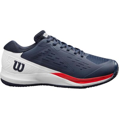 Wilson, Herren, Tennisschuhe, Rush Pro Ace Clay (46), Blau, Rot, Weiss Wilson, Herren, Tennisschuhe, Rush Pro Ace Clay (46), Blau, Rot, Weiss