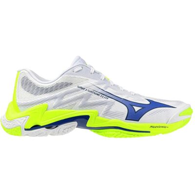 Mizuno, Unisex, Hallenschuhe, Wave Lightning Elite (43), Blau, Gelb, Weiss Mizuno, Unisex, Hallenschuhe, Wave Lightning Elite (43), Blau, Gelb, Weiss