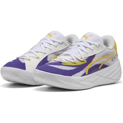 Puma Herren, Sneakers, All-Pro NITRO LA, Violett, Weiss, Gelb, (43) Puma Herren, Sneakers, All-Pro NITRO LA, Violett, Weiss, Gelb, (43)