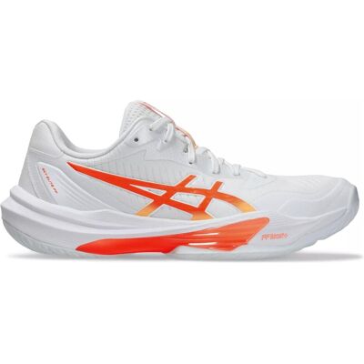 ASICS Performance, Damen, Hallenschuhe, Sky Elite Ff 3 Damen (41.5), Weiss, Blau ASICS Performance, Damen, Hallenschuhe, Sky Elite Ff 3 Damen (41.5), Weiss, Blau