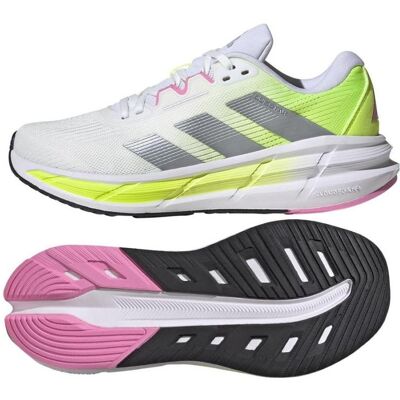 Adidas Damen, Laufschuhe, QUESTAR 3 Damenschuhe (41 1/3), Weiss, Pink, Silber Adidas Damen, Laufschuhe, QUESTAR 3 Damenschuhe (41 1/3), Weiss, Pink, Silber