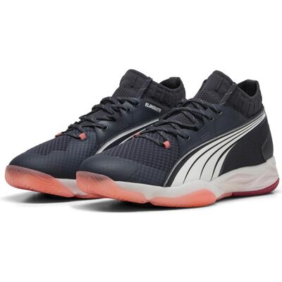 Puma Unisex, Hallenschuhe, Eliminate Nitro SQD (46.5), Weiss, Blau, Rot Puma Unisex, Hallenschuhe, Eliminate Nitro SQD (46.5), Weiss, Blau, Rot