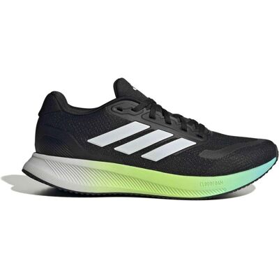 Adidas Herren, Laufschuhe, Runfalcon 5 - cblack/ftwwht/flaaqu (43 1/3), Blau, Weiss, Schwarz Adidas Herren, Laufschuhe, Runfalcon 5 - cblack/ftwwht/flaaqu (43 1/3), Blau, Weiss, Schwarz