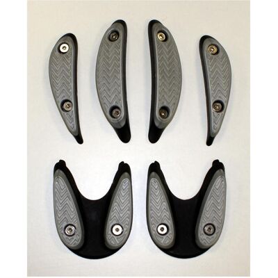 Giro, Veloschuhe Zubehör, Fersen für MTB -Schuhe Walking Pad Schwarz Silber Grösse 36, Silber, Schwarz Giro, Veloschuhe Zubehör, Fersen für MTB -Schuhe Walking Pad Schwarz Silber Grösse 36, Silber, Schwarz