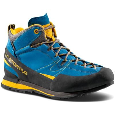 La Sportiva, Herren, Wanderschuhe, Boulder X Mid GTX (45), Blau, Gelb La Sportiva, Herren, Wanderschuhe, Boulder X Mid GTX (45), Blau, Gelb