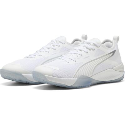 Puma Unisex, Hallenschuhe, Eliminate NITRO 4 (44.5), Silber, Weiss Puma Unisex, Hallenschuhe, Eliminate NITRO 4 (44.5), Silber, Weiss