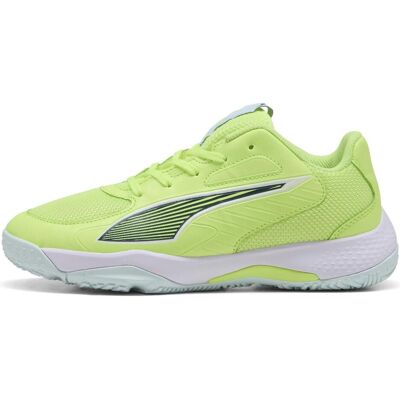 Puma Jungen, Hallenschuhe, Accelerate Jr 4 (38.5), Weiss, Silber Puma Jungen, Hallenschuhe, Accelerate Jr 4 (38.5), Weiss, Silber