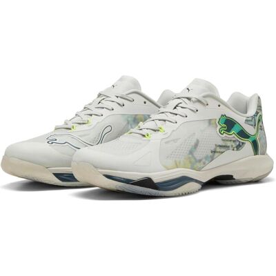 Puma Unisex, Hallenschuhe, Vantage Nitro BERLIN (46), Blau, Gelb, Grau Puma Unisex, Hallenschuhe, Vantage Nitro BERLIN (46), Blau, Gelb, Grau