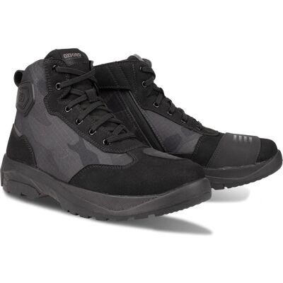 Oxford, Motorradschuhe, SCHUH RAVINE D2D MS SCHWARZ/CAMO GR. 45 (Herren, 45) Oxford, Motorradschuhe, SCHUH RAVINE D2D MS SCHWARZ/CAMO GR. 45 (Herren, 45)