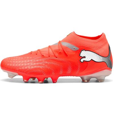 Puma Unisex, Fussballschuhe, Future 9 Pro Fg/Ag (40.5), Weiss, Schwarz, Rot, Grau, Orange, Silber Puma Unisex, Fussballschuhe, Future 9 Pro Fg/Ag (40.5), Weiss, Schwarz, Rot, Grau, Orange, Silber