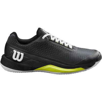Wilson, Herren, Tennisschuhe, Rush Pro 4.0 Clay Black/White Man (46), Weiss, Schwarz Wilson, Herren, Tennisschuhe, Rush Pro 4.0 Clay Black/White Man (46), Weiss, Schwarz