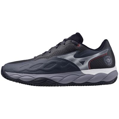 Mizuno, Unisex, Tennisschuhe, Wave Enforce Court Cc (44.5), Mehrfarbig, Silber, Blau, Weiss, Grau Mizuno, Unisex, Tennisschuhe, Wave Enforce Court Cc (44.5), Mehrfarbig, Silber, Blau, Weiss, Grau