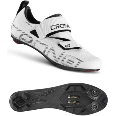 Crono, Herren, Laufschuhe, CT-1-20 triathlon shoes white 46 composite (46), Weiss Crono, Herren, Laufschuhe, CT-1-20 triathlon shoes white 46 composite (46), Weiss