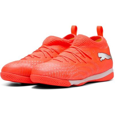 Puma Jungen, Fussballschuhe, FUTURE 9 MATCH IT + Mid Jr (37.5), Rot, Weiss, Schwarz, Silber Puma Jungen, Fussballschuhe, FUTURE 9 MATCH IT + Mid Jr (37.5), Rot, Weiss, Schwarz, Silber