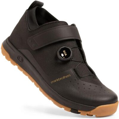 Crankbrothers, Herren, Veloschuhe, Mallet Trail Schuh, Boa, black/gold/gum, 44.5 (EU) 11 (US) (44.5), Schwarz Crankbrothers, Herren, Veloschuhe, Mallet Trail Schuh, Boa, black/gold/gum, 44.5 (EU) 11 (US) (44.5), Schwarz