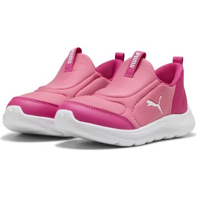 Puma Unisex, Sneakers, Fun Racer 2 SLIPTECH PS, Weiss, Pink, Rosa, (29) Puma Unisex, Sneakers, Fun Racer 2 SLIPTECH PS, Weiss, Pink, Rosa, (29)