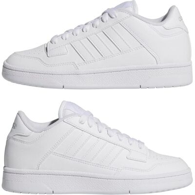 Adidas Jungen, Hallenschuhe, Rapid Court Low J - ftwwht/ftwwht/dshgry (38), Weiss, Grau Adidas Jungen, Hallenschuhe, Rapid Court Low J - ftwwht/ftwwht/dshgry (38), Weiss, Grau