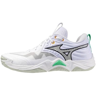 Mizuno, Unisex, Hallenschuhe, Wave Momentum Elite (44.5), Weiss Mizuno, Unisex, Hallenschuhe, Wave Momentum Elite (44.5), Weiss